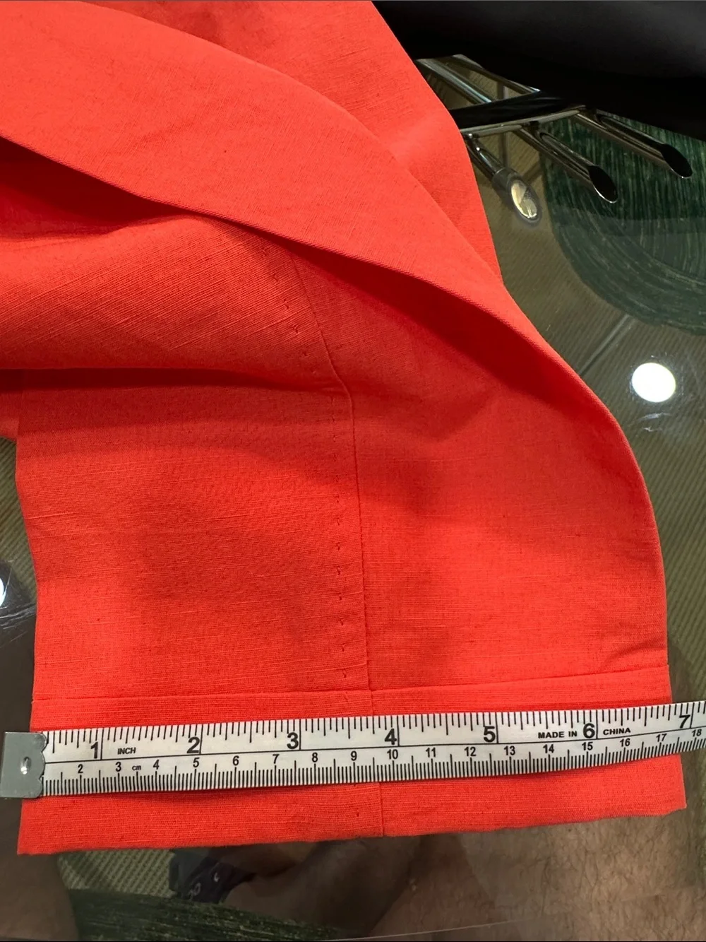 Paul Smith Coral Red Pleated Chinos